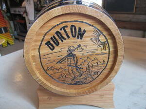 BURTON　非売品　ジャグ　酒樽　木製　木樽　新品未使用品　インテリア　キャンプ　BBQ