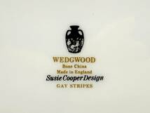 ウェッジウッド WEDGWOOD スージークーパー Susie Cooper ゲイストライプ Gay Stripe カップ ソーサー プレート トリオ アップル グリーン_画像10