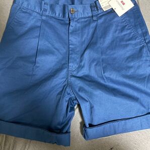 新品未使用 UNIQLO×JWA　jwアンダーソン　ロールアップショーツ　ハーフパンツ 67Blue Mサイズ