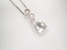 美品 Pt850×Pt950 ローズカット ダイヤ1.174ct ネックレス_画像4