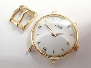 ※訳あり品 ピアジェ K18 18金無垢製 8005N レディース クオーツ 腕時計