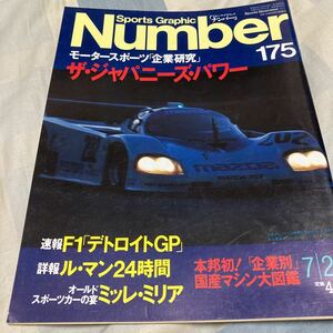 Number175「モータースポーツ企業研究」F1デトロイトGP、ル・マン24時間