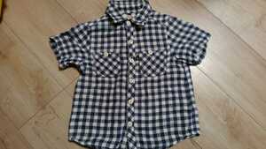 e.a.b short sleeves shirt 110. check shirt 