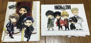 ◎ポストカード　「ＨＩＧＨ＆ＬＯＷ　２枚セット」◎