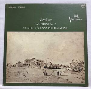 米RCA VICS1055●モントゥー《ブラームス 交響曲第2番》ウィーン・フィル●【初出盤】米国プレス 激レア LP 高音質