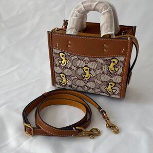 【新品】COACH コーチ 2wayミニハンドバッグ ミニショルダーバッグ ひよこ