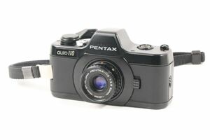 220143 ペンタックス PENTAX auto110 w/ 24mm f/2.8 Black 110mm フィルム 一眼レフ