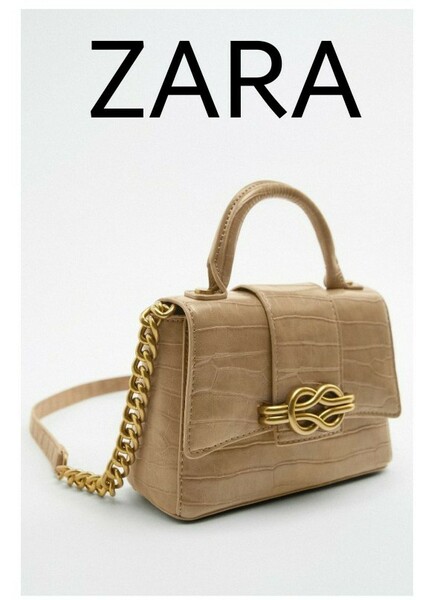 ZARA ザラ メタルバックル シティバッグ 新品未使用タグ付き ショルダーバッグ