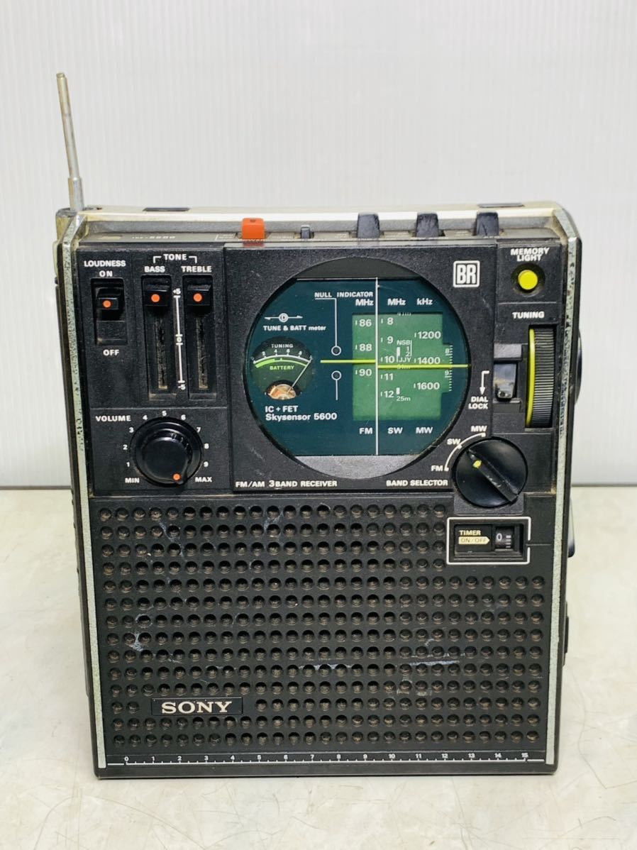 15周年記念イベントが SONY ICF-9640 木目調2バンドラジオ ジャンク