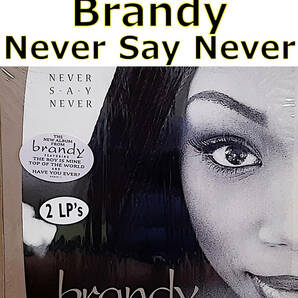 即決送料無料【USオリ盤2LPレコード】Brandy - Never Say Never (1998年) Atlantic 83039-1 / ブランディ 2nd Album R&B 人気盤