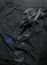 新品XO(2XL)アディダスADIDASカモフラ グレー ブラック ブルー CAMO 半袖Tシャツ ハーフパンツ 上下セット ジャージ 迷彩 吸汗 速乾 正規品_画像8