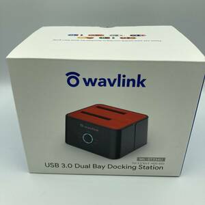 【通電確認済】 WAVLINK HDDスタンド AM-1678-K2 USB3.0接続 2.5型 / 3.5型 SATA HDD/SSD対応 Ｍac M1対応