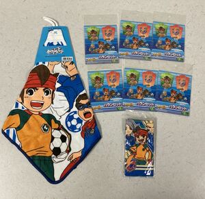  together set Inazuma eleven goods loop towel .. present for aspidistra set glass sack pouch jpy .... temple ... road have person 