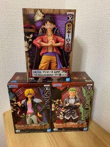 ワンピース DXF フィギュア フィルムレッド フィギュア 3点セット ルフィ ゾロ サンジ ワンピースフィギュア