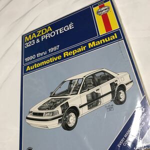 ヘインズ 洋書　リペア マニュアル　323&PROTEGE 1990～1997 Haynes MAZDA マツダ　整備書