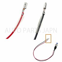 パイロット ランプ LED 埋め込み式 12V 24V 青 ロケット 16mm 10個 クリスタルブルー 小型 トラック ナンバー 枠 ドレスアップ 汎用 送料込_画像5