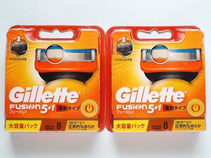 新品 Gillette ジレット FUSION5+1 フュージョン5+1 電動タイプ 替刃 合計16個