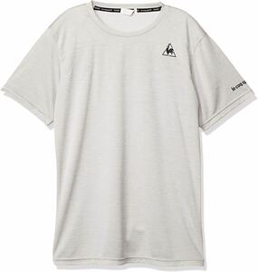 le coq sportif ルコックスポルティフ テニスウェア 半袖Tシャツ QTMPJA05 グレー(灰) メンズM 新品
