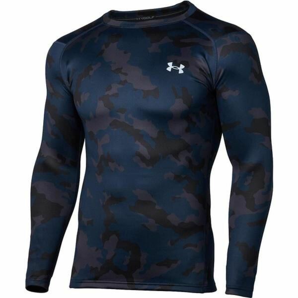 UNDER ARMOUR アンダーアーマー インナーシャツ UAコールドギア ロングスリーブ ネイビー(紺) メンズ２サイズ 新品