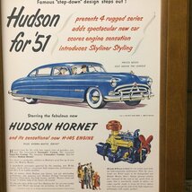 ハドソン ホーネット ミニポスター B5額入り ◆ アメ車 Hudson Hornet FB5-313_画像2