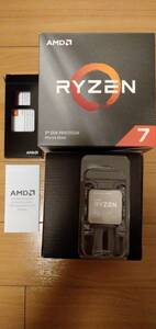 ★ AMD Ryzen7 3700X BOX（純正未使用プリズムクーラー ＆ 虎徹 MarkII 光るファン付き）★