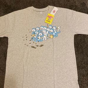 新品 11ぴきのねこ L Tシャツ グラニフ 馬場のぼる 薄グレー 保育園 幼稚園