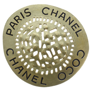 CHANEL Chanel шляпа узор 94A брошь позолоченный Gold женский [57200423] б/у 