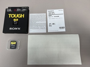 ★☆未使用新品、国内正規品!☆★SONY SF-G128T TOUGH タフ SDXCメモリーカード 128GB