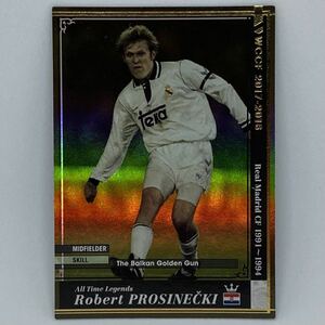 【送料無料】 WCCF 17-18 ATLE EXTRA ロベルト・プロシネツキ Robert Prosinecki PANINI FOOTISTA レアル・マドリー バルカンの黄金銃