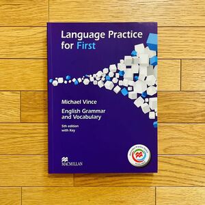 Language Practice for First　MACMILLAN　英語 英文法 文法 演習問題 単語 リーディング 英語 洋書 本