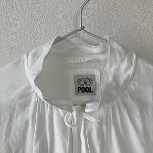 idee pool イデー　プール　いろいろの服　イージーコート　羽織り　ホワイト　リネン