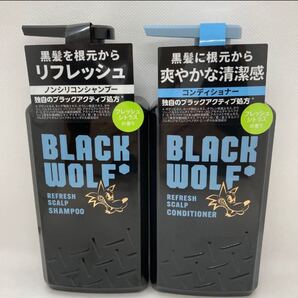 BLACK WOLF (ブラックウルフ) リフレッシュ スカルプ シャンプー コンディショナー 380mL