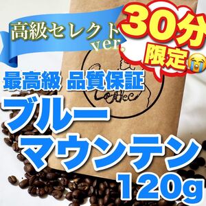 【お得】珈琲の王様 ブルーマウンテン ブルマン 焙煎後120g 大容量 珈琲豆 自家焙煎 コーヒー豆 高級逸品 珈琲豆 コーヒー【送料無料】