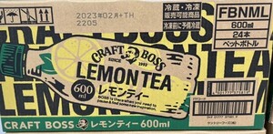 クラフトボス レモンティー 1ケース