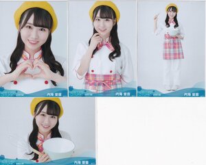 STU48 内海里音 月別 netshop 生写真 2022 8月 2022.08 4種コンプ