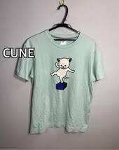 訳あり■CUNE キューン■プリントTシャツ:M☆TS-66_画像1