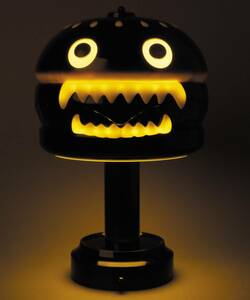 UNDERCOVER × MEDICOM TOY HAMBURGER LAMP BLACK undercover meti com toy handle burger lamp black new goods unopened 