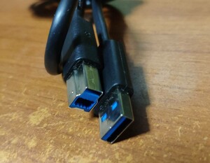 USB3.0ケーブル(Aオス-Bオス)約1.8m