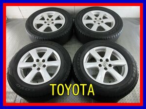 ■中古タイヤホイール■　TOYOTA ヴァンガード 純正 17インチ 7J +45 5H 114.3 TOYO CF2 SUV 225/65R17 102H S 激安 送料無料 J246