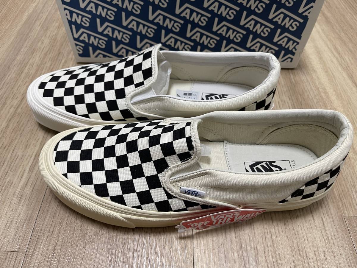 新品未使用ヴィンテージスニーカー】バンズVANS CLS.SLIP-ON LX 日本割