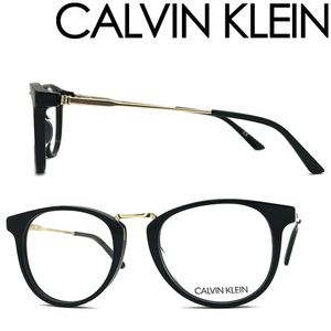 CALVIN KLEIN glasses frame Calvin Klein black × mat Gold glasses 00CK-18721-001