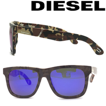 DIESEL サングラス ブランド ディーゼル ブルーミラー 00DL-0116-44X_画像1