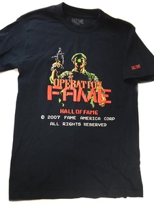 HALL OF FAME OPERATION FAME TEE T-SHIRTS SM ホール オブ フェイム オペレーション フェイム ドット絵 Tシャツ L サイズ