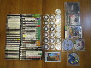 PSP 26枚/PS 30枚/ PS2 8枚/PS3 19枚/ Xbox 360 2枚/ゲームソフト/合計85枚セット/おまけTDK ブルーレイ　3枚レンズクリーナー キット3枚