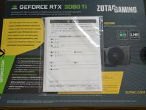 ZOTAC GF RTX3060Ti 8GB LHR ZTRTX3060TITWINEDGEOC-8G _画像3