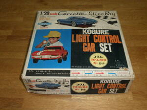  Kogure 1/20 light control car 1966 year Corvette stay n gray 