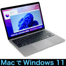 【新品同様】Macbook Air M1 2020 8GB 256GB AppleCare+ 202411月上旬まで Windows 11 Office 2021 MGN63J/A_画像1