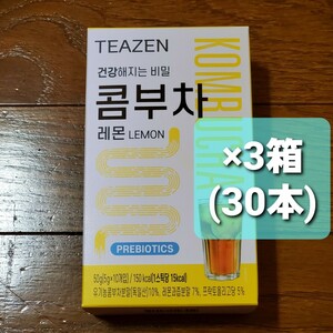 TEAZEN ティーゼン コンブチャ レモン味 5g ×30本