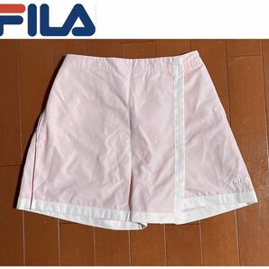 ★FILA フィラ★ゴルフにテニスにピンクカラーが可愛い！レディースショートパンツ/Sの画像1