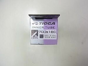 TIOGA ウルトラライト 700x18/25C 仏式チューブ　バルブ長60mm　TIT11000